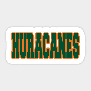 Miami LYFE en Espanol - Huracanes! Sticker